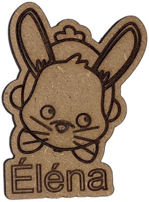 Magnet - Lapin personnalisable